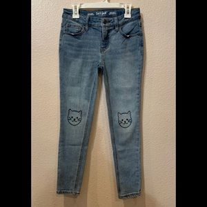 CAT & JACK GIRLS SKINNY STRETCHY JEANS SIZE 10
